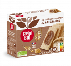 TARTINES CRAQUANTES riz & châtaigne