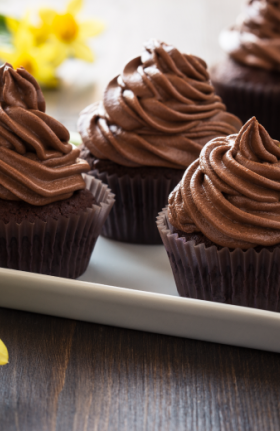 Cupcakes vegan au chocolat