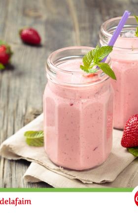 Smoothie à la fraise