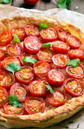 Tarte à la tomate et au quinoa