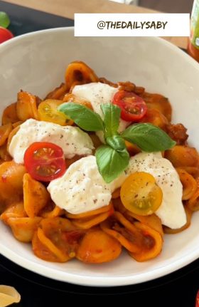 Conchiglies, tomates & burrata 