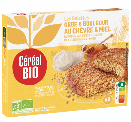 GALETTES ORGE BOULGOUR chèvre & miel