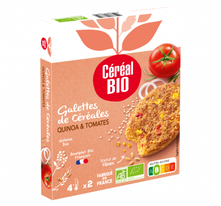 GALETTES CÉRÉALES quinoa, tomates