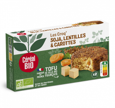 CROQ'SOJA lentilles & carottes