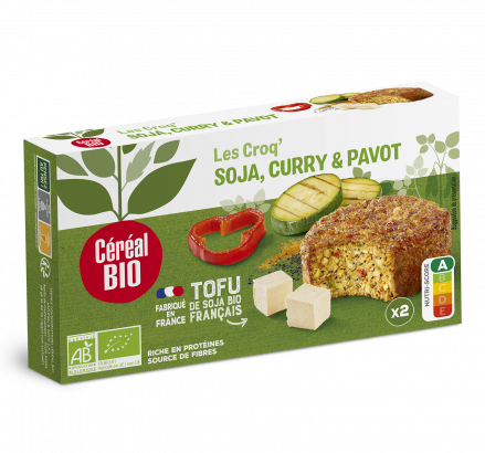 CROQ'SOJA curry & pavot