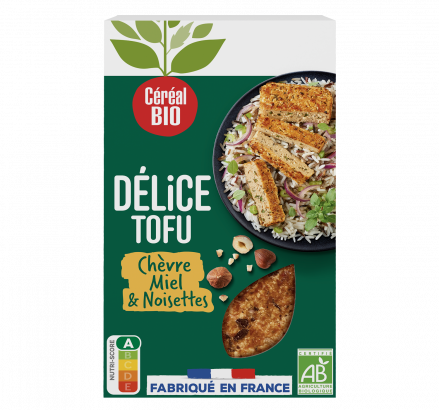 DELICE TOFU chevre miel noisettes