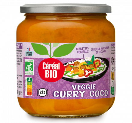 Bocal veggie curry coco