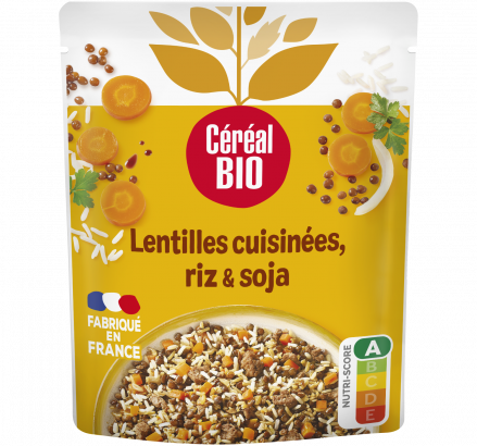 LENTILLES riz & soja