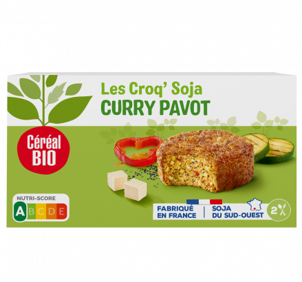 CROQ'SOJA curry & pavot