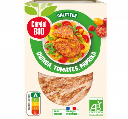 Galette maïs tomate basilic