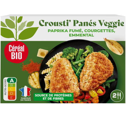 Crousti' Panés Paprika Courgettes Emmental