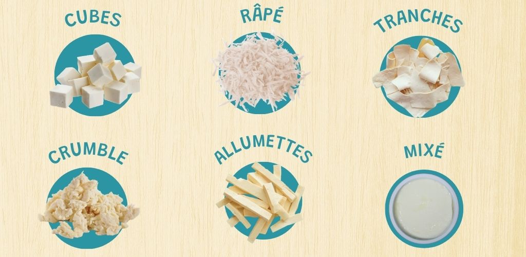 6 Differentes Decoupes Du Tofu