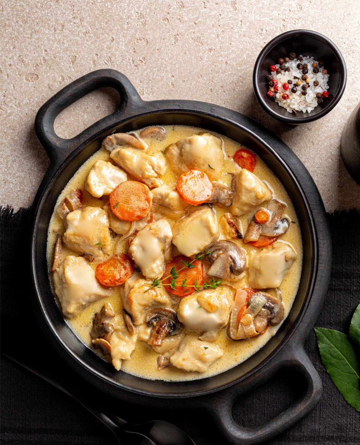 Blanquette de tofu gourmande