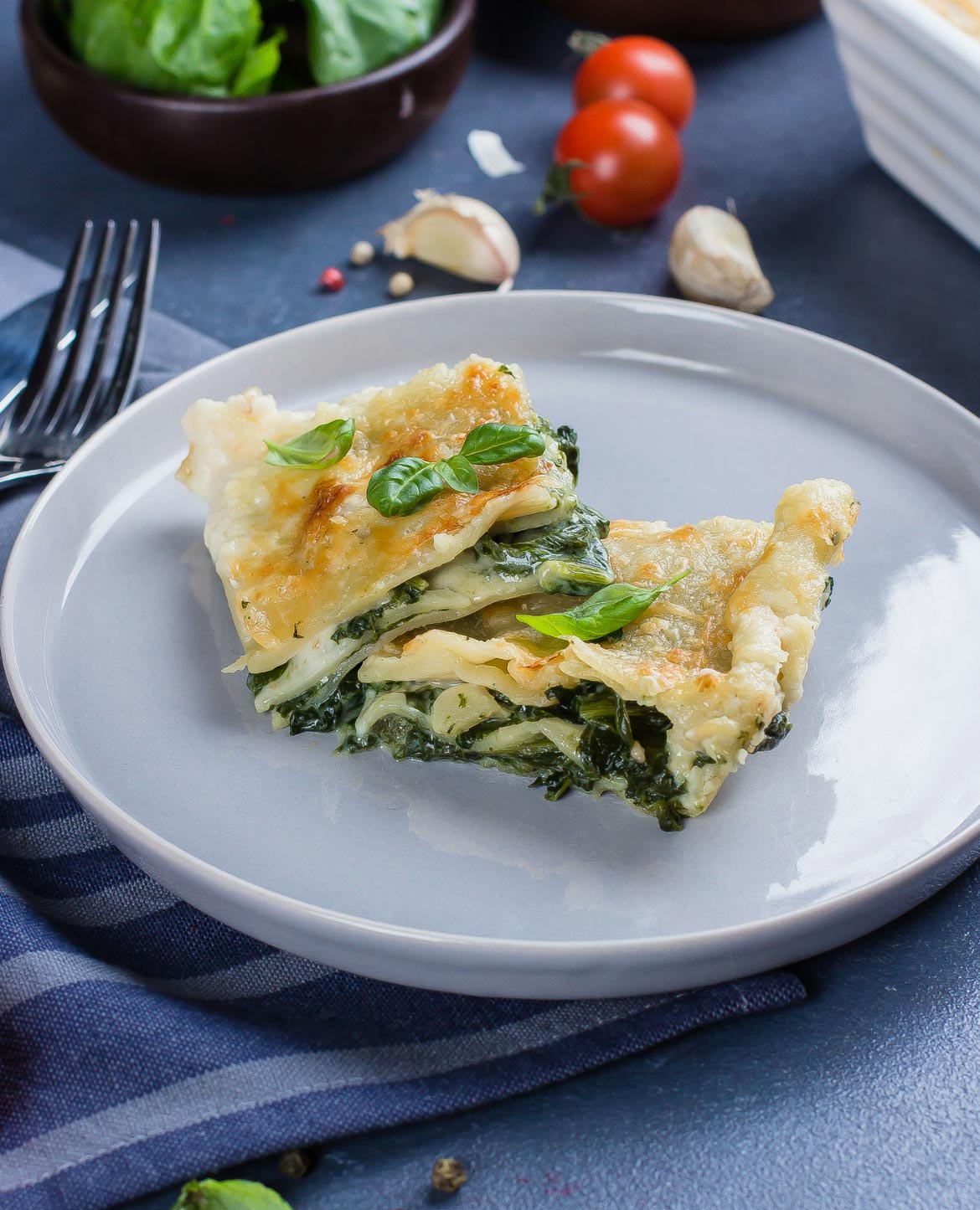 lasagnes epinards tofu soyeux-