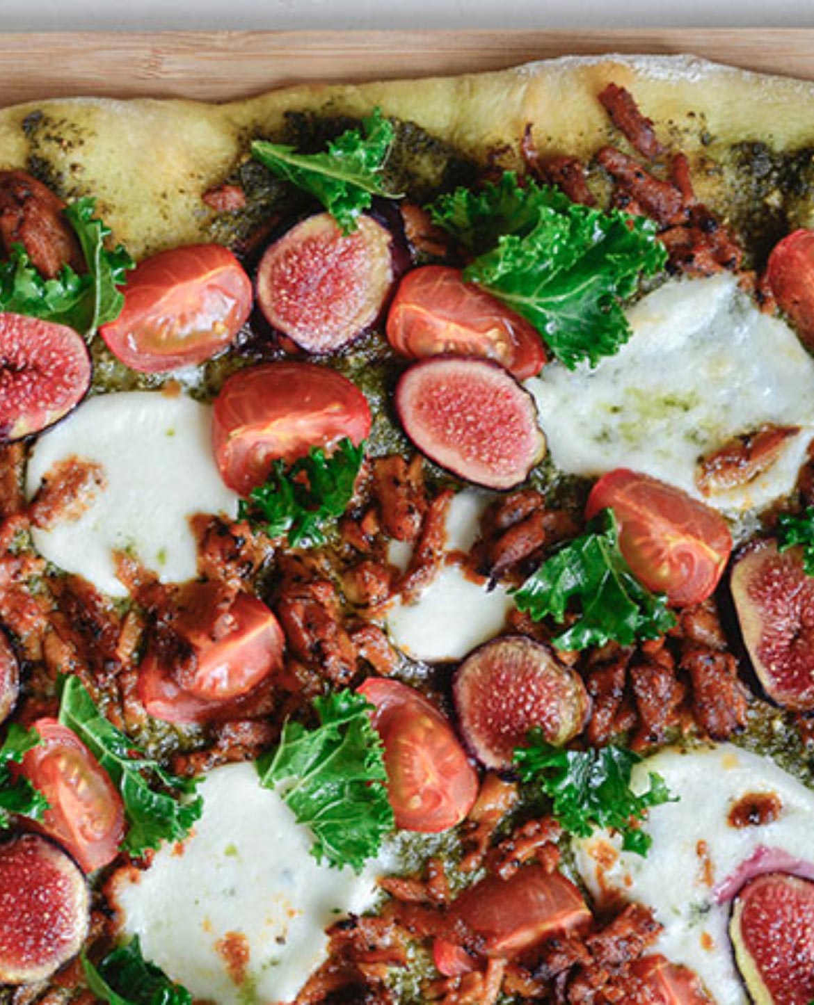 pizza sucree salee vegetarienne