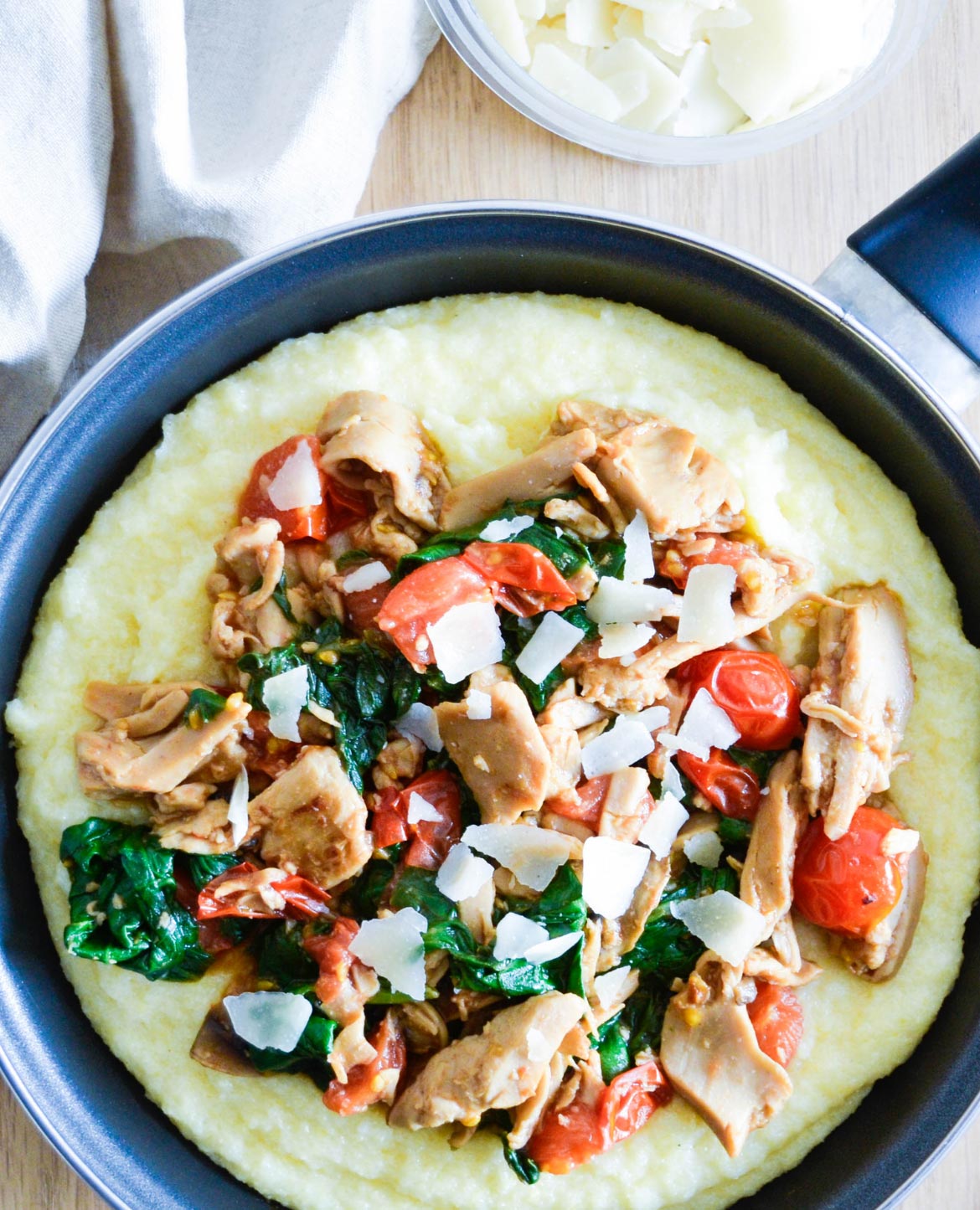 polenta cremeuse eminces soja ble