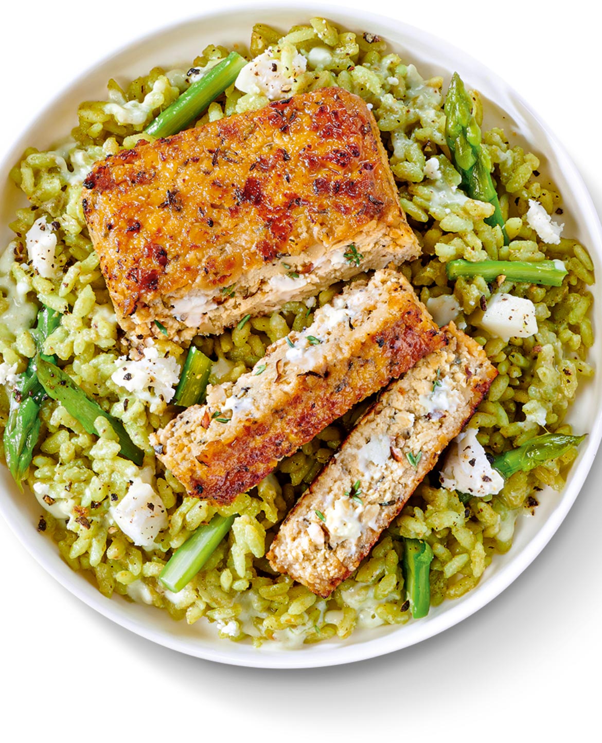 Risotto asperges chèvre frais