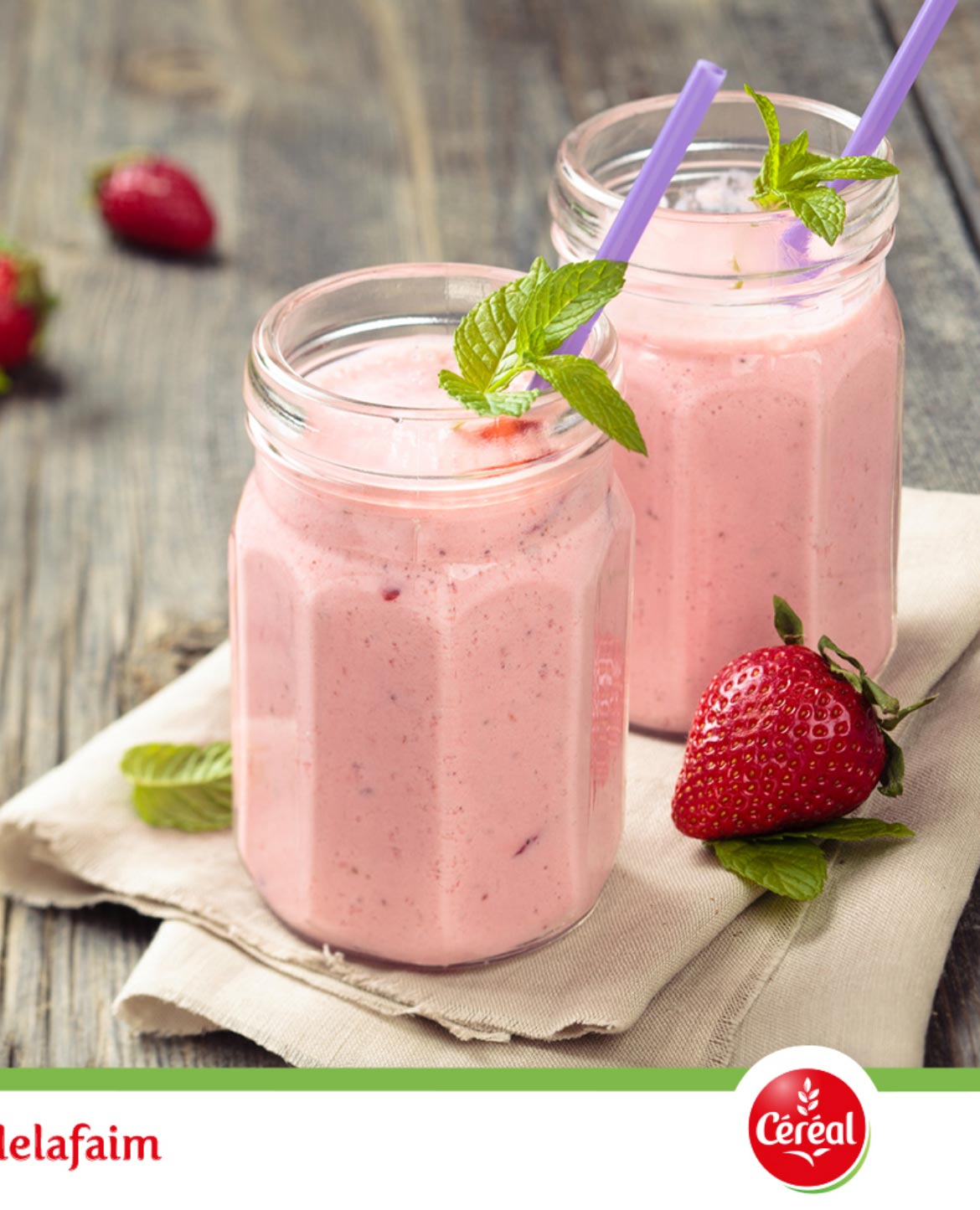 smoothie fraise