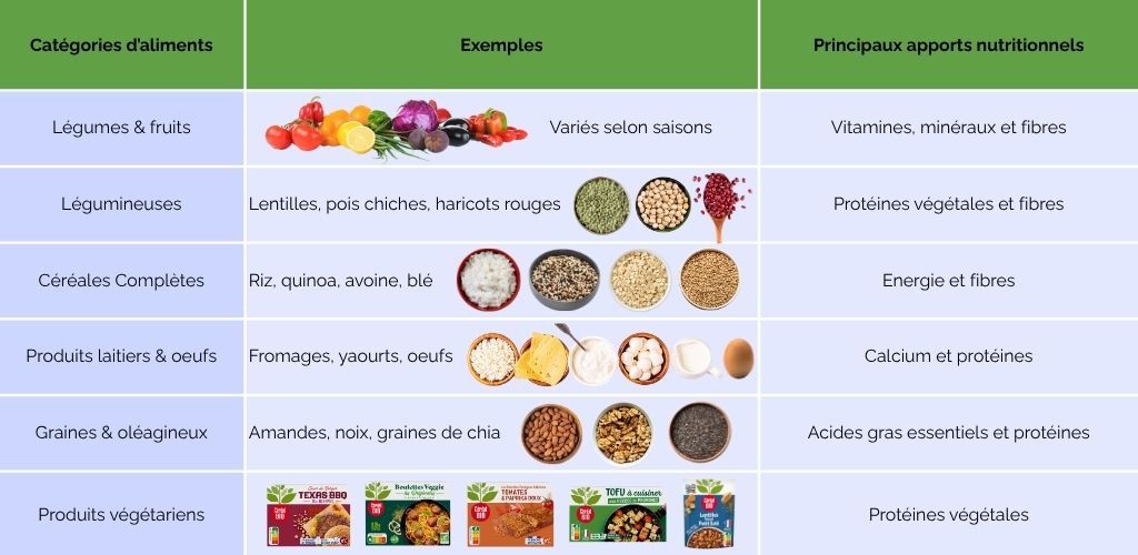 Tableau Des Categories D Aliments