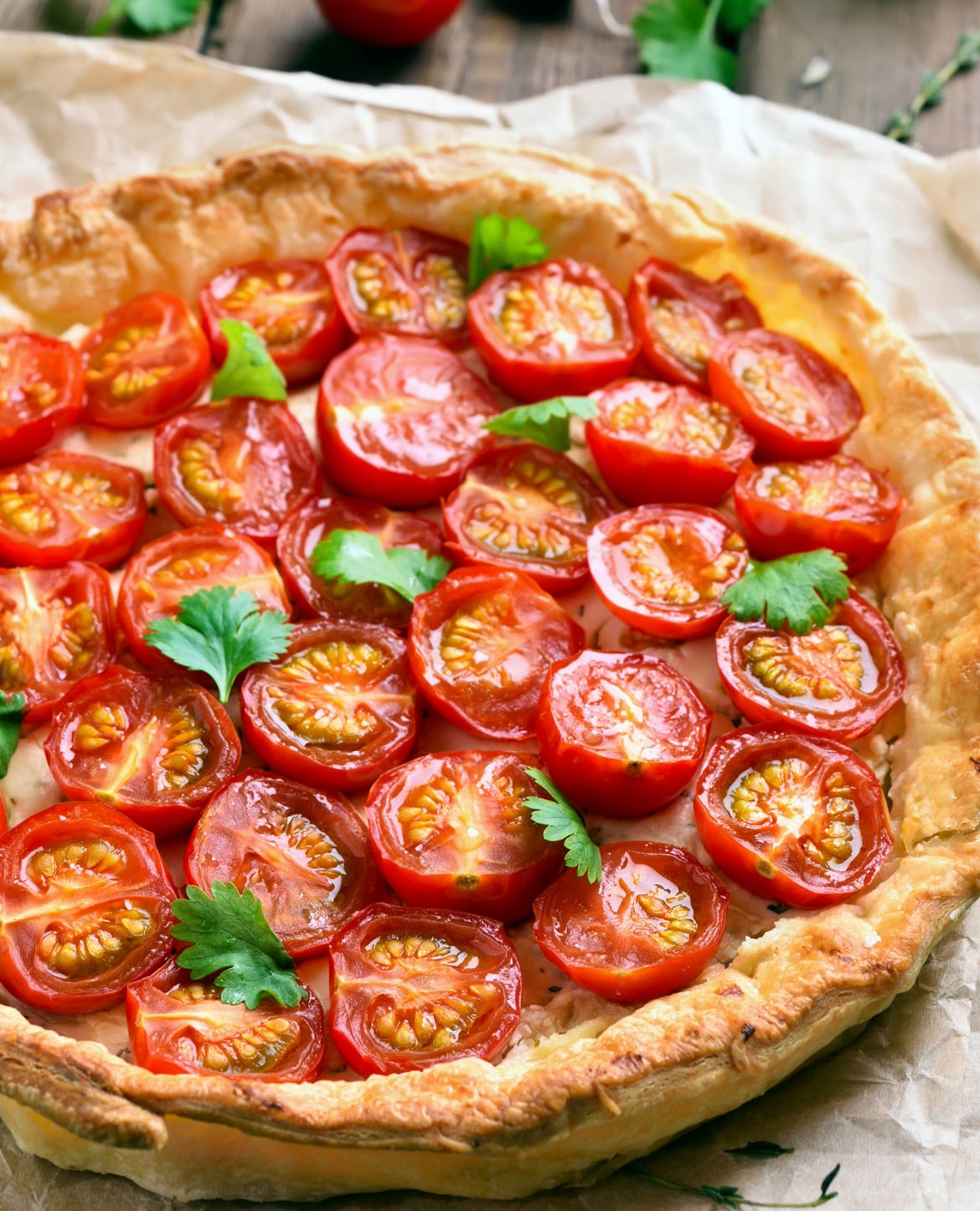 tarte tomate quinoa