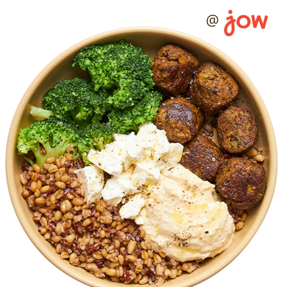 Bowl Mélange De Céréales Falafels